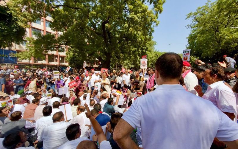 Rahul Gandhi Protest