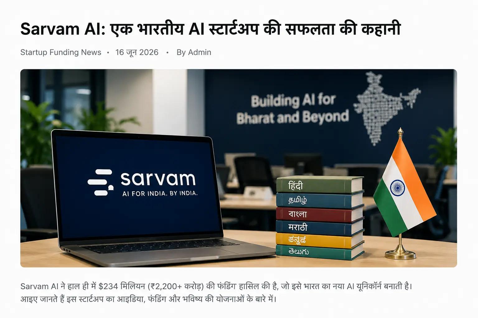 Sarvam AI Success Story
