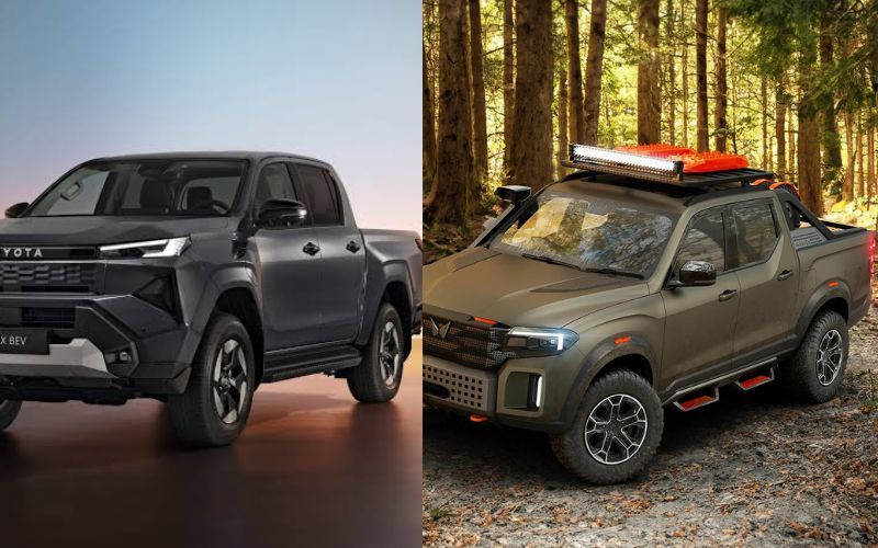 Mahindra Scorpio Pickup Truck and Toyota Hilux