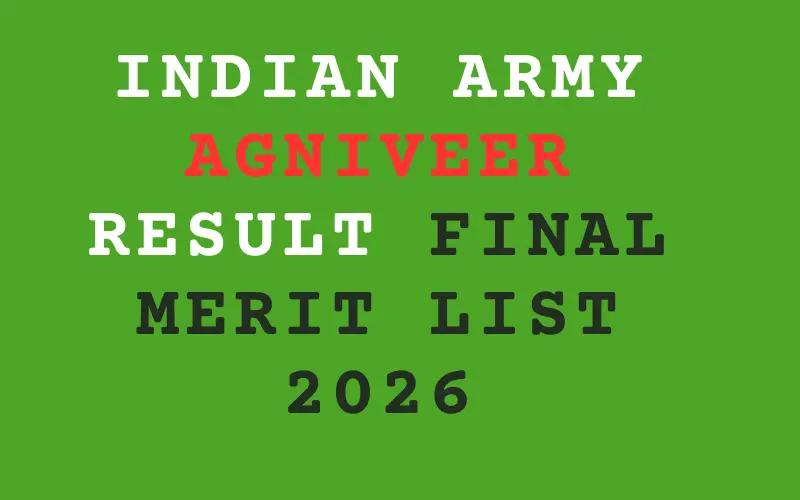 Indian Army Agniveer Result
