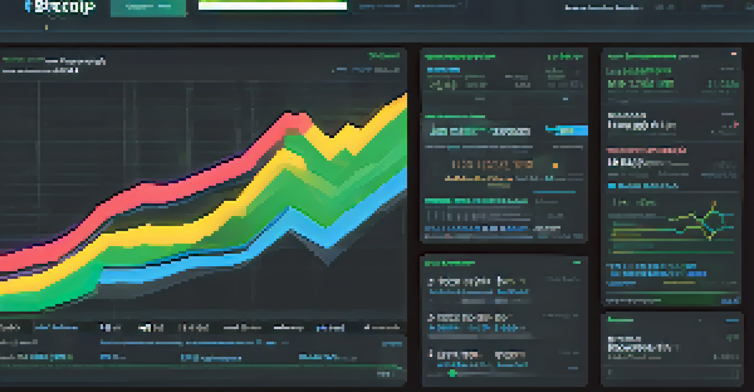 A close-up view of a computer screen displaying Bitcoin transaction history on a blockchain explorer.