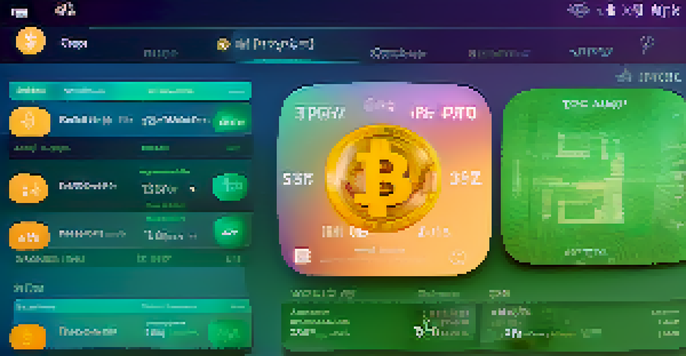 A digital wallet interface showing cryptocurrencies with a focus on Bitcoin, highlighting privacy features.