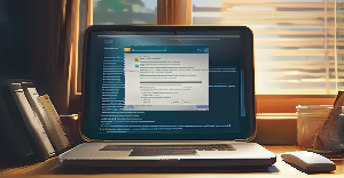 A computer screen showing a phishing email with highlighted suspicious details, against a blurred background with warm lighting.