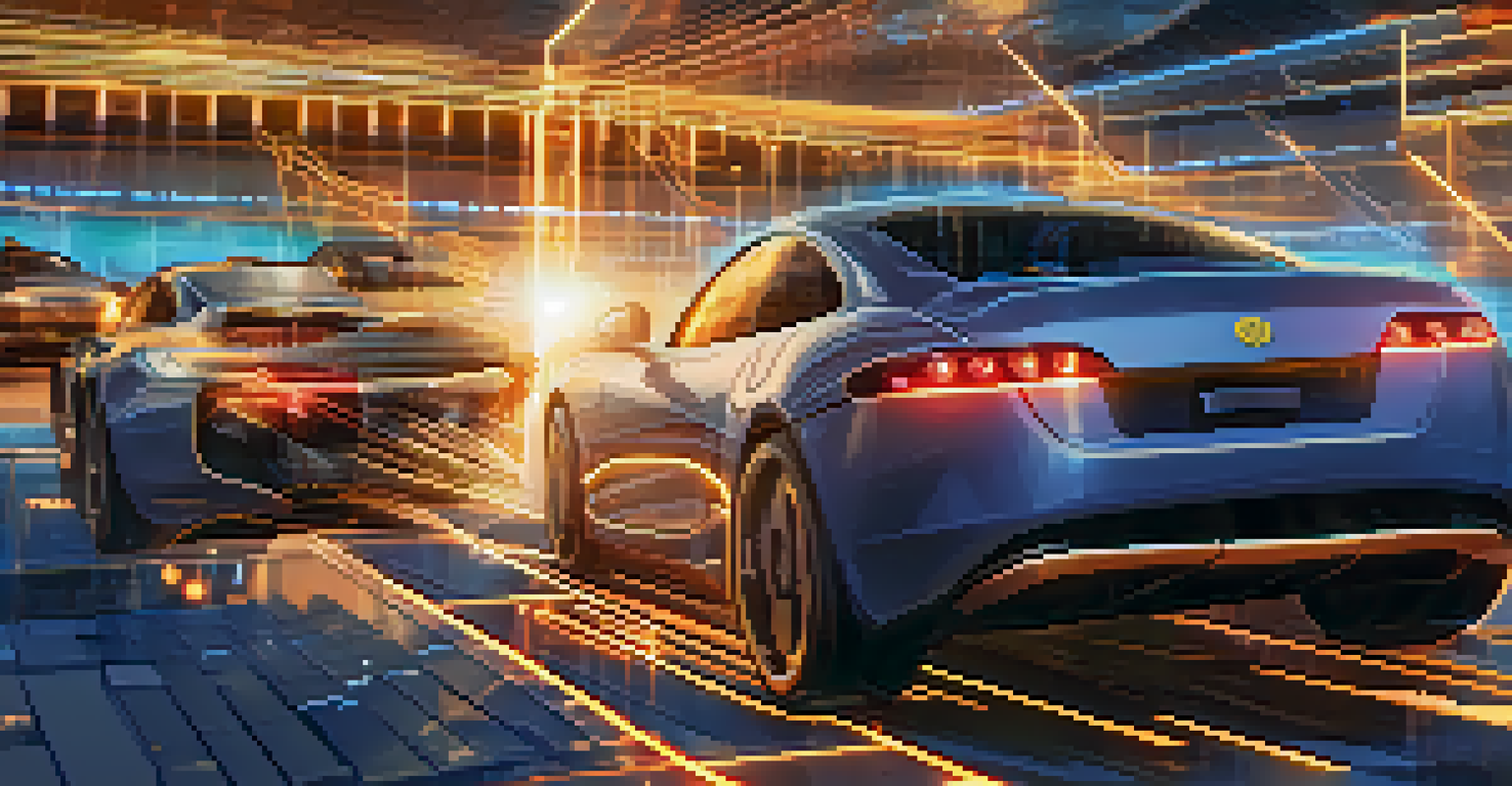 An artistic depiction of a digital wallet showing a fast Bitcoin transaction with animated coins, emphasizing speed and technology.