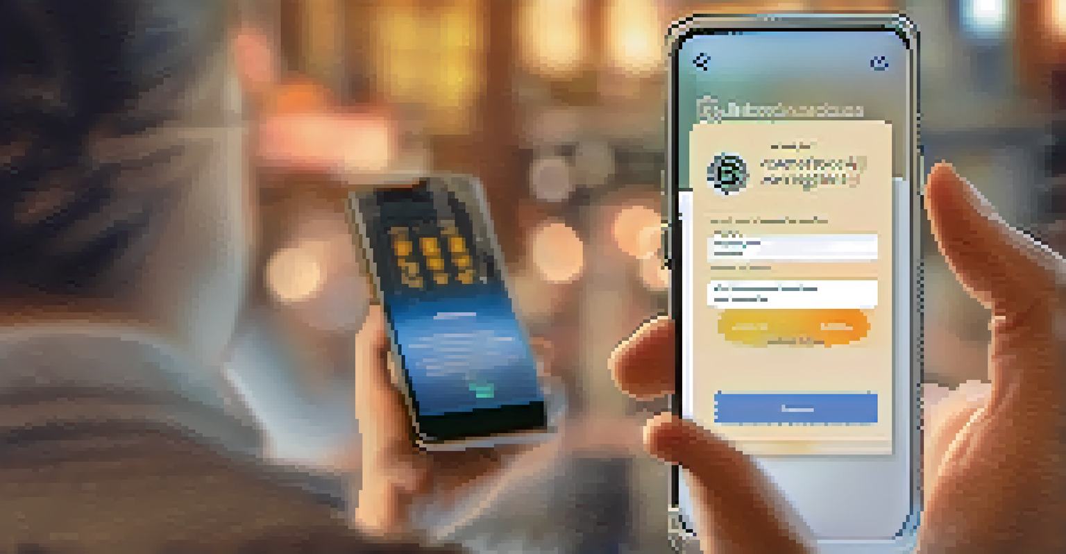 A person focused on their smartphone enabling two-factor authentication for a Bitcoin wallet app, with a bright and secure atmosphere.