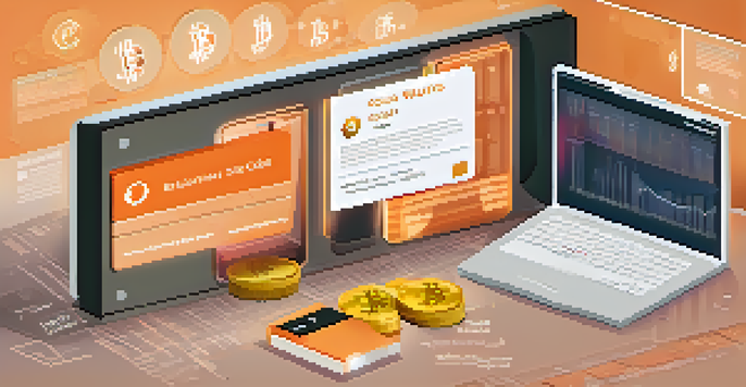 An infographic showing the differences between hot and cold Bitcoin wallets, with icons and annotations for clarity.