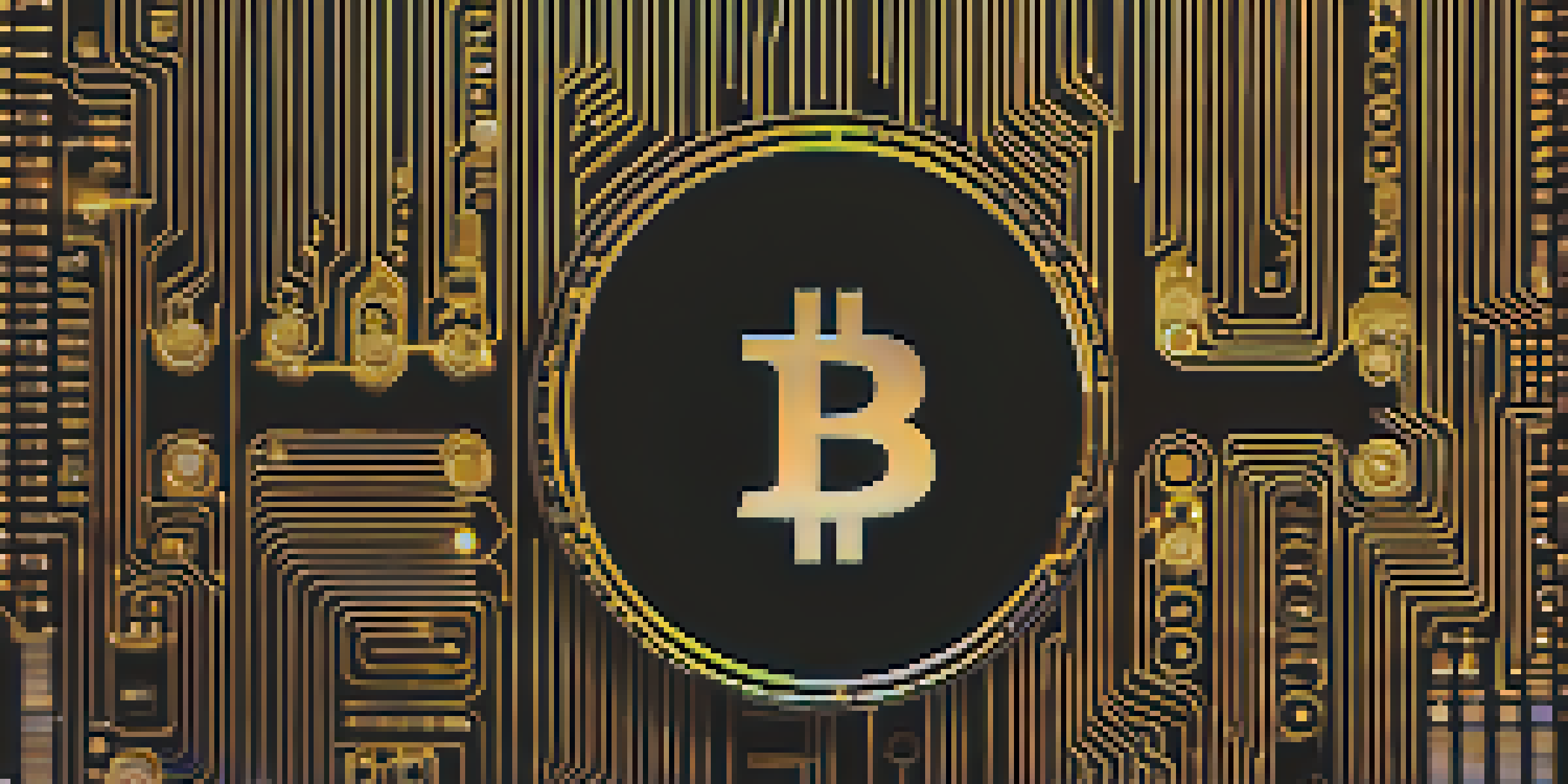 A computer screen showing a Bitcoin wallet with a lock symbol, emphasizing security in cryptocurrency.
