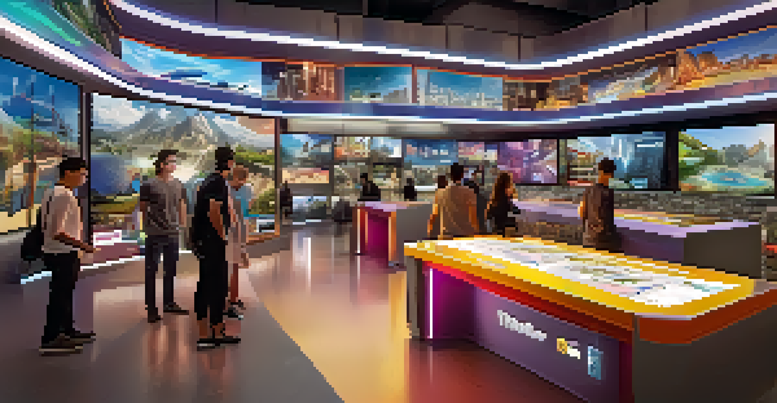 A virtual reality platform where users explore and trade virtual real estate, with players building and customizing their properties in a vibrant world.