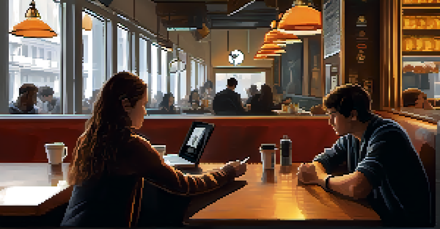 A split-screen image showing a person in a cafe making a Bitcoin transaction and an activist using a smartphone for a privacy coin transaction in a dimly lit room.