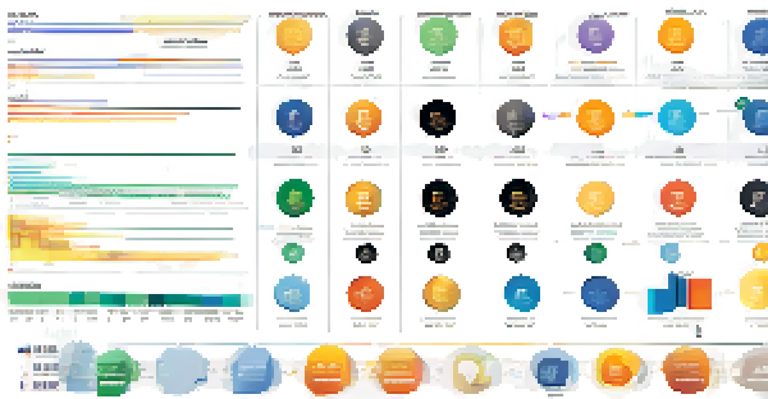 An infographic showing different fees associated with Bitcoin payment processors, with colorful icons and charts.
