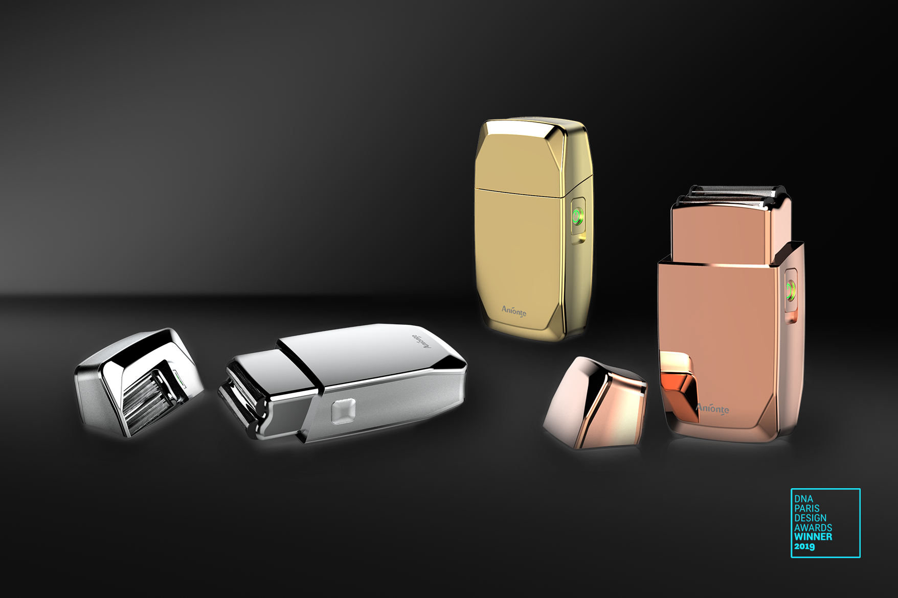 Double edge metal cordless razor - 2019