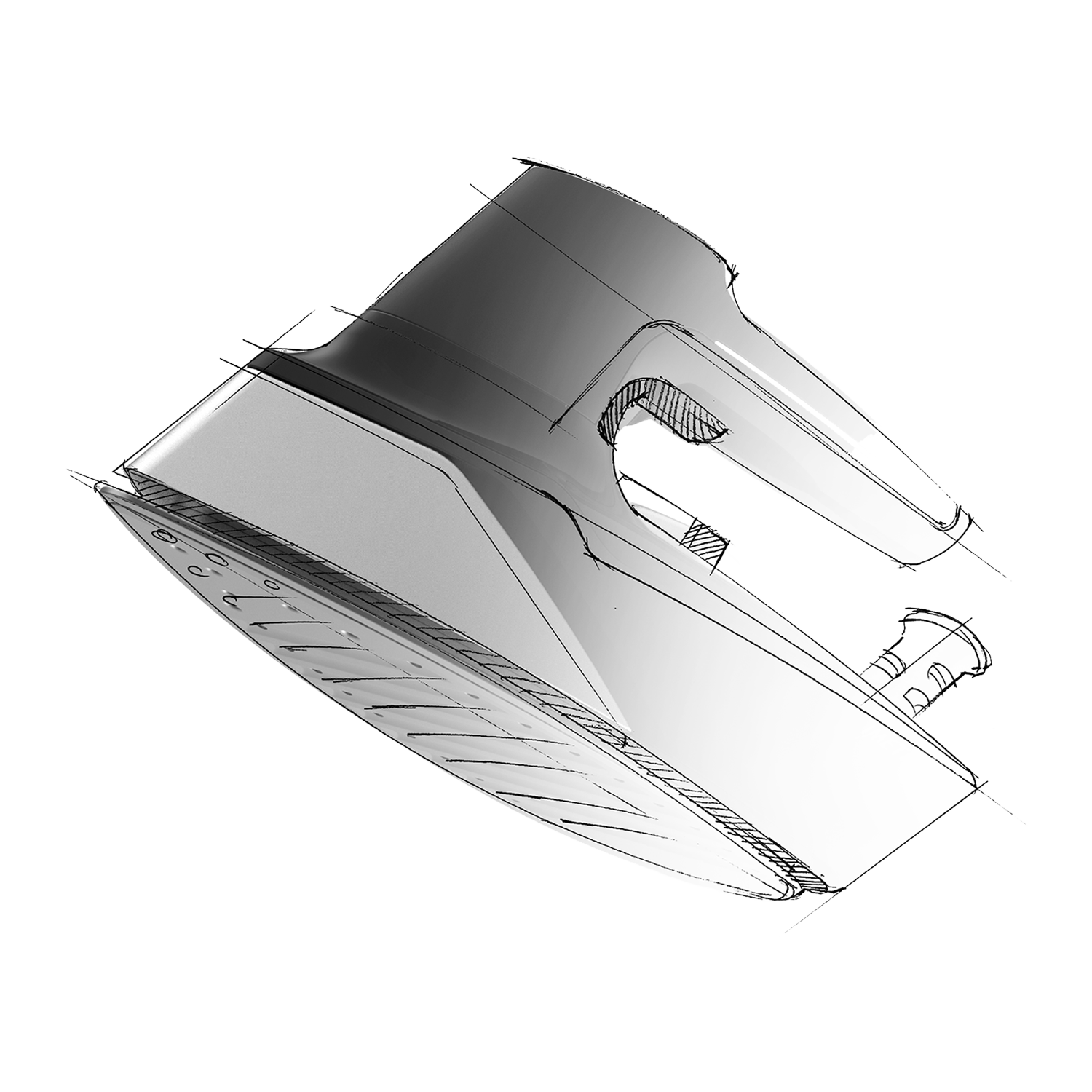 Ferro da stiro con caldaia