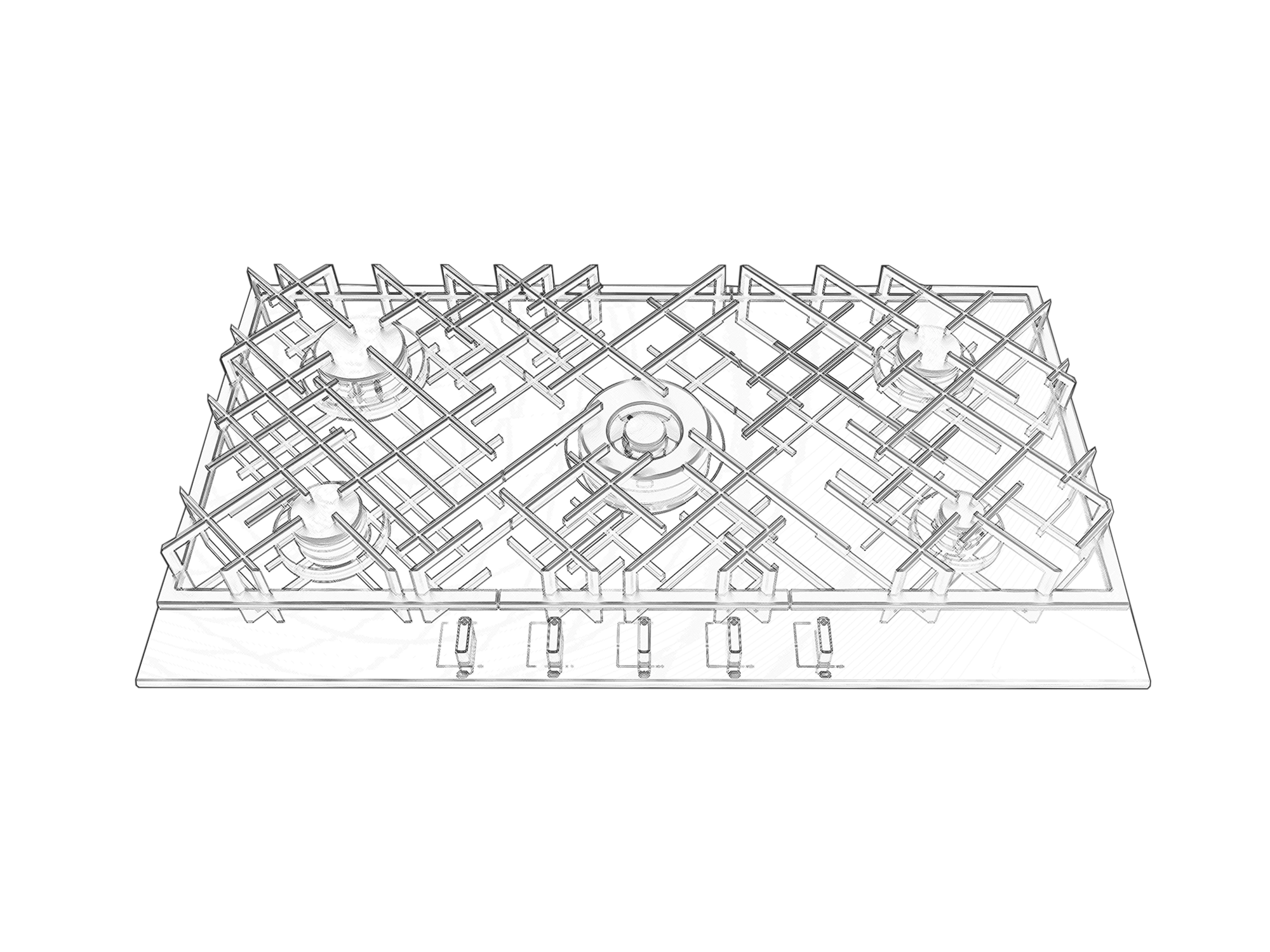 Piano cottura in vetro