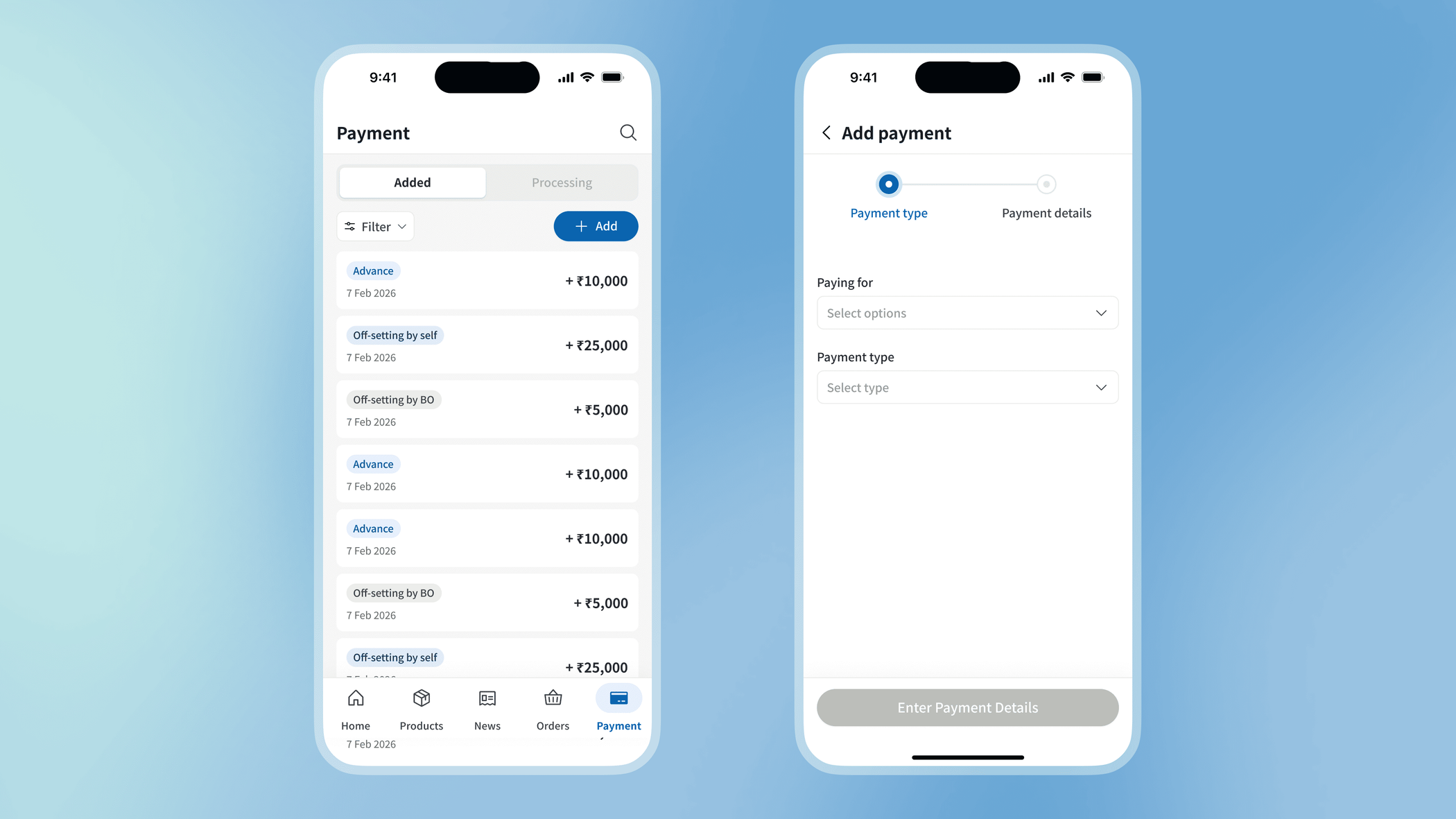 Payment