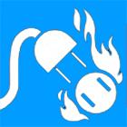 Class C fire icon