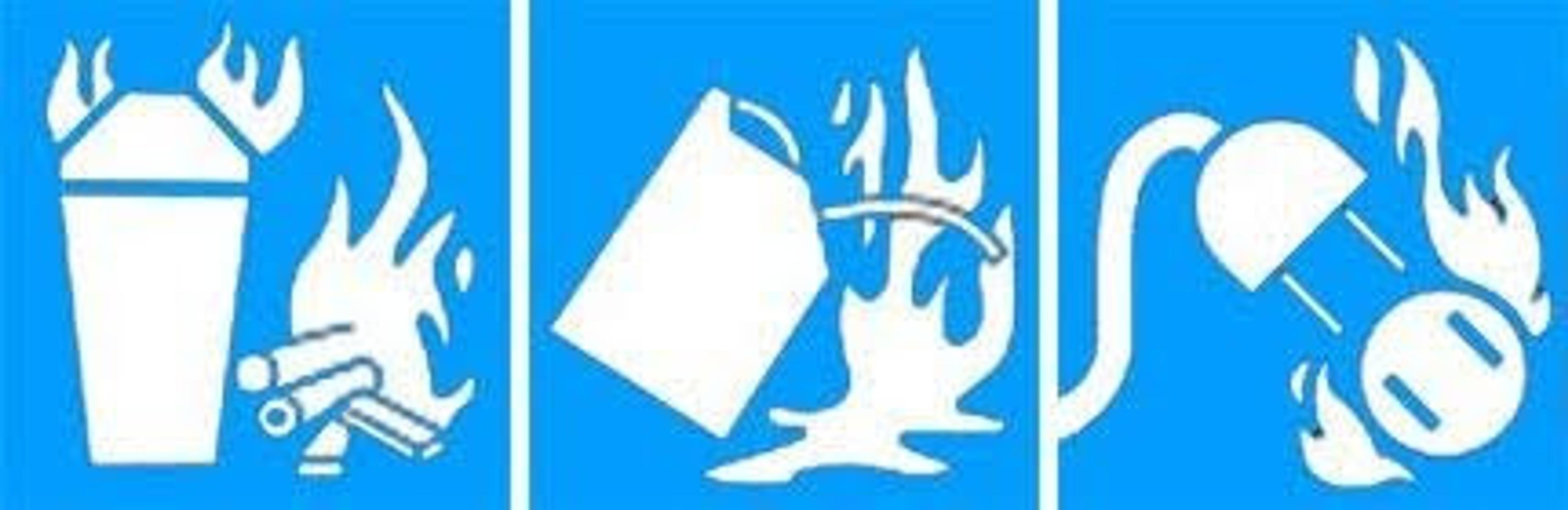 Class A:B:C fire extinguisher icon