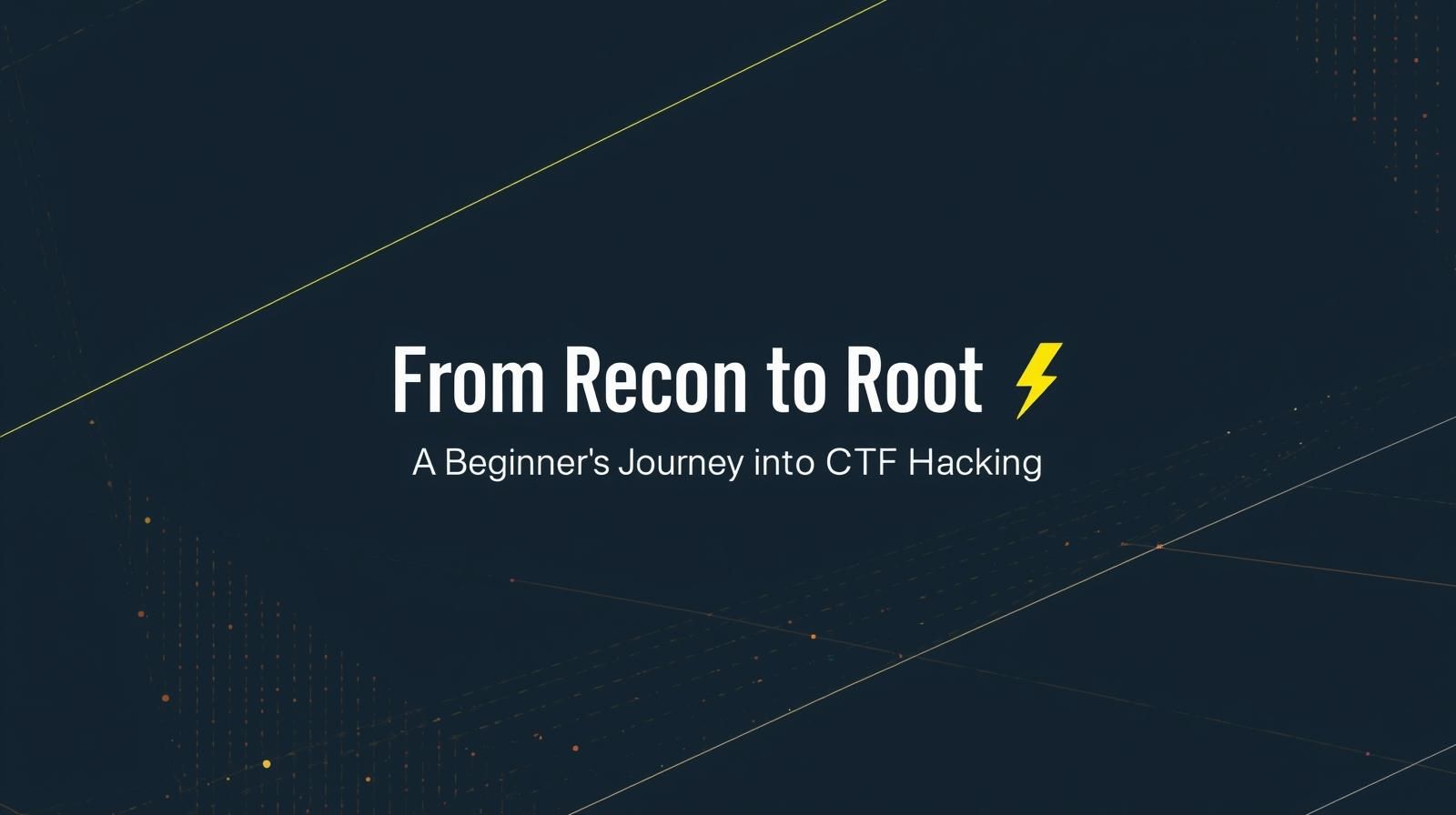 From Recon to Root ⚡: A Beginner’s Journey Into CTF Hacking