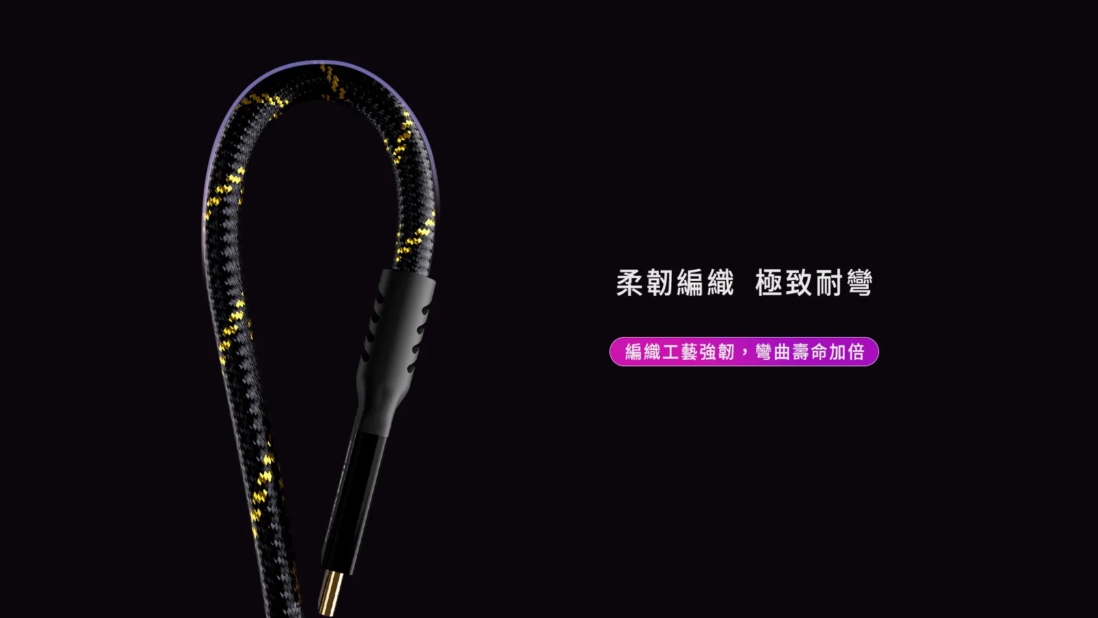 Type-C 240W PD QC 5A 40Gbps Bend Braid High Quality