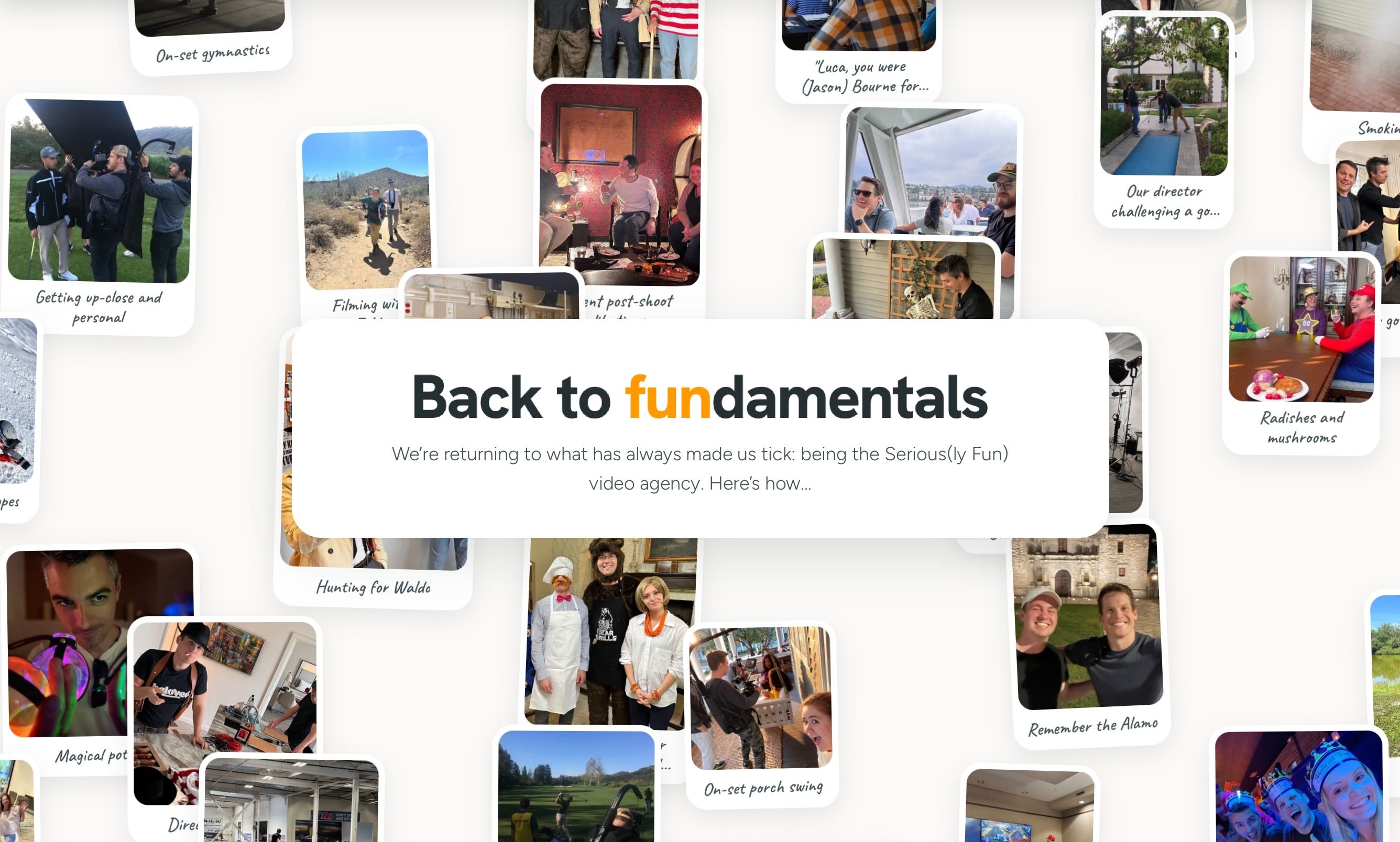 We're making our business more fun. You can too.