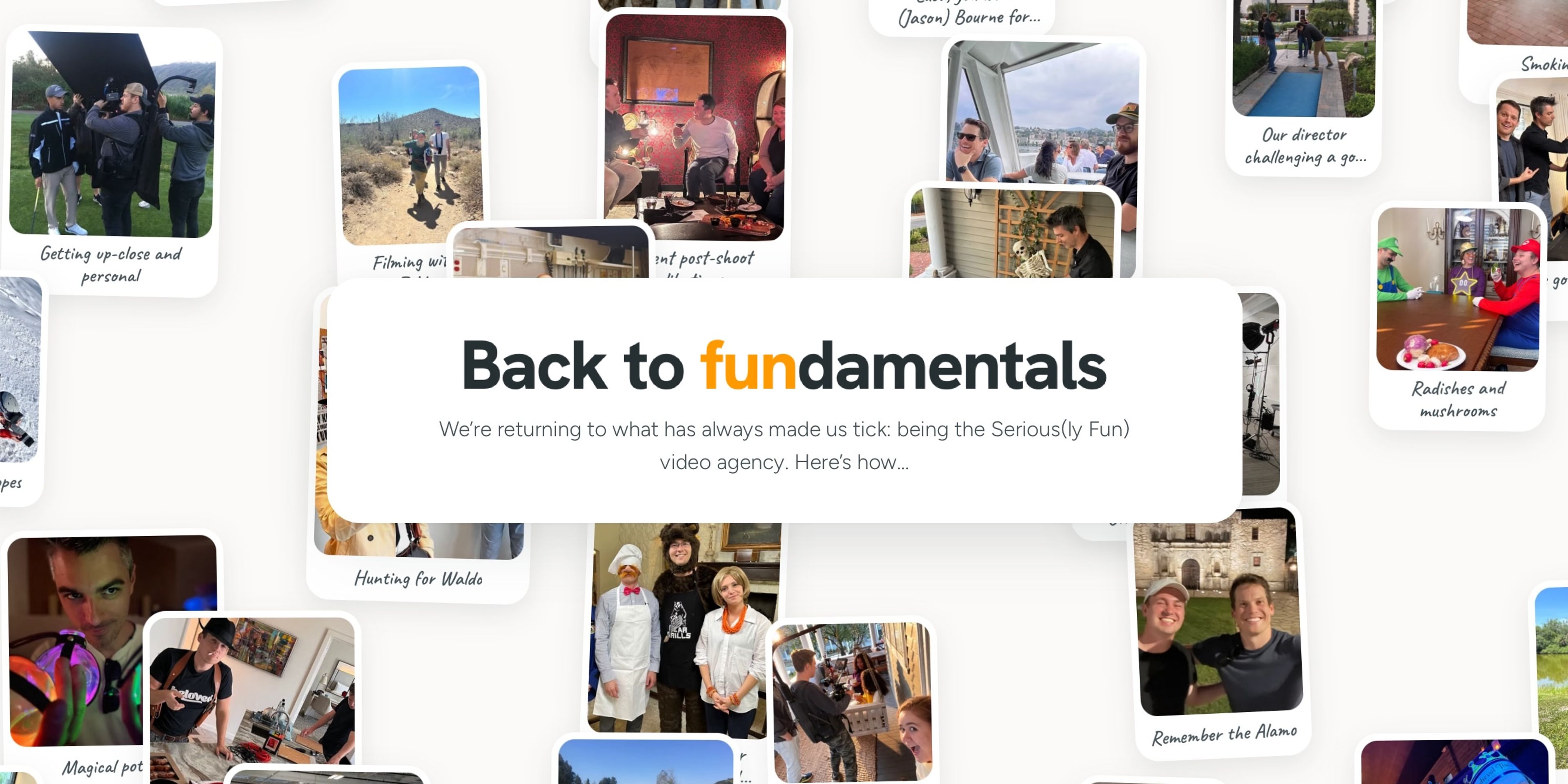We're making our business more fun. You can too.