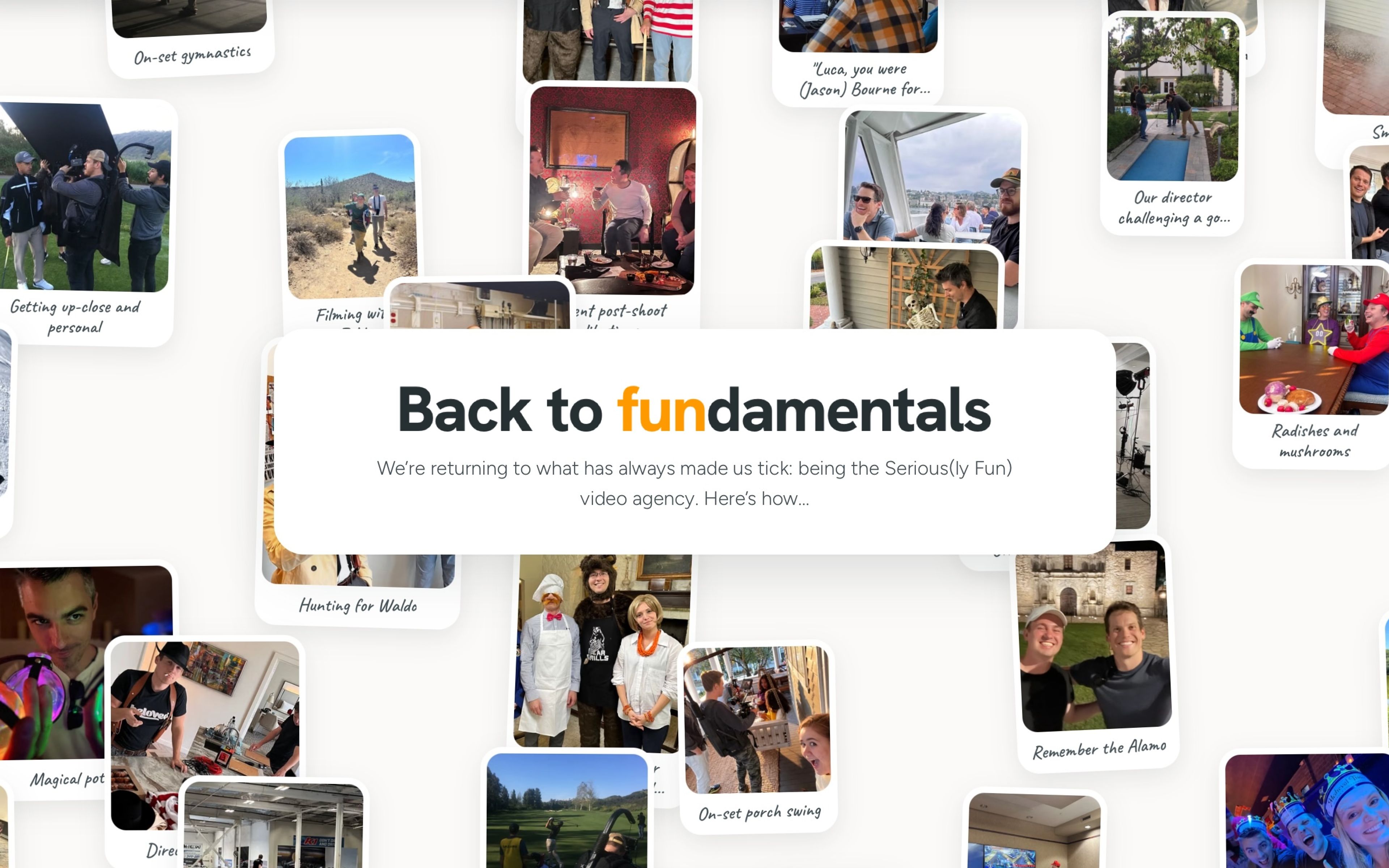 We're making our business more fun. You can too.