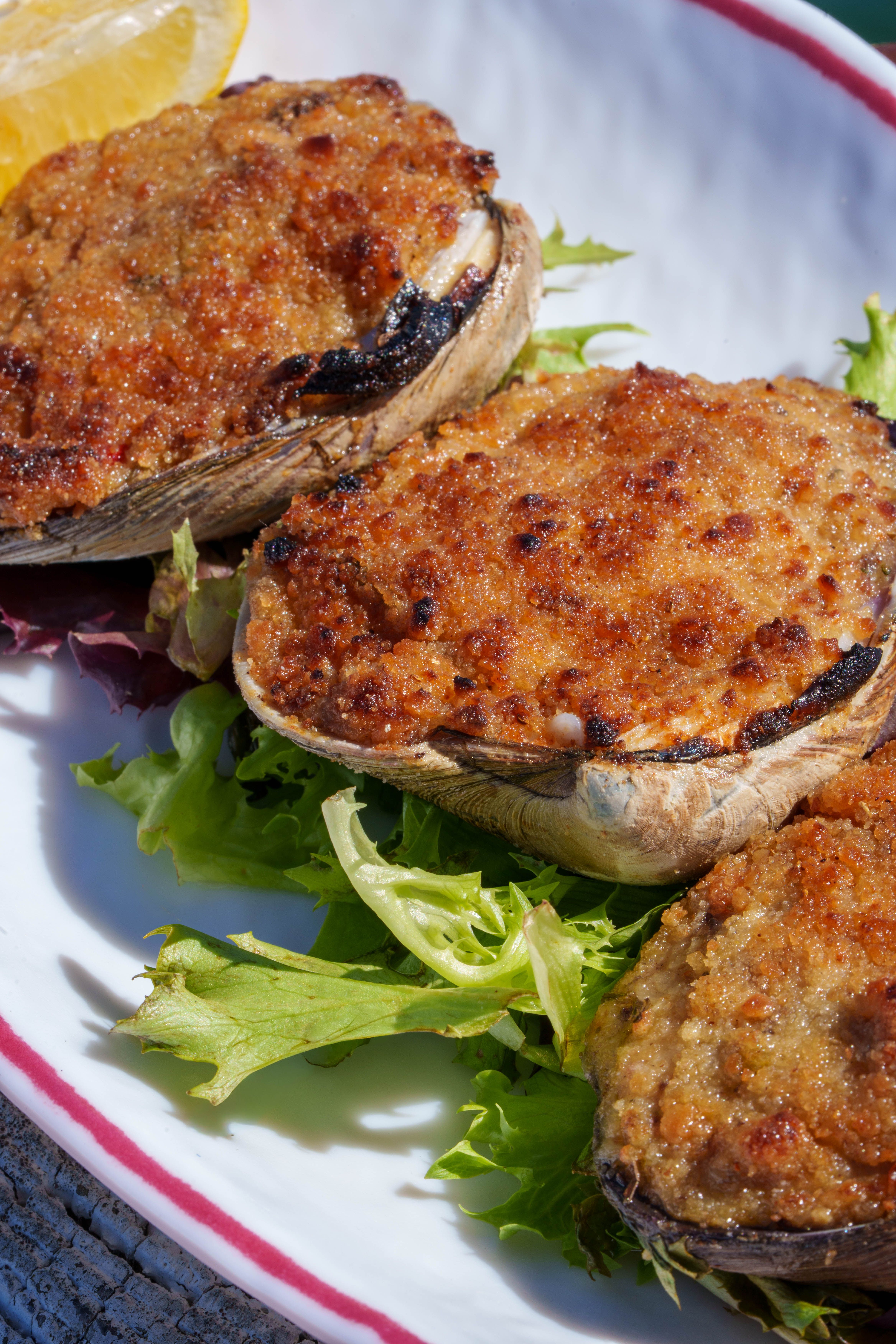 Baked clams