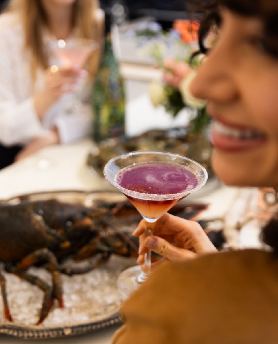 Oysters and cocktails with friends