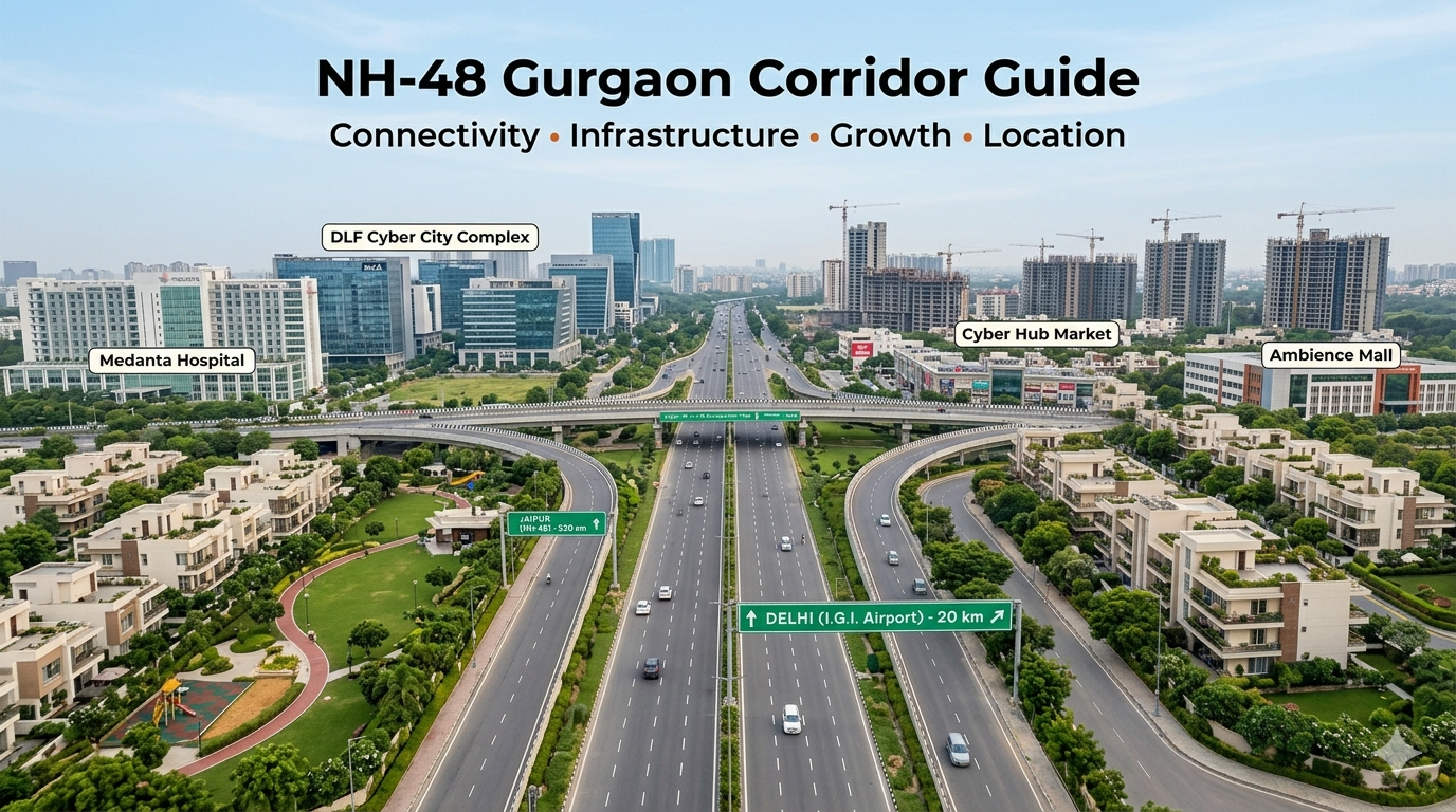 Office Space on NH-48 Gurgaon: Complete Corridor Guide (Delhi to Manesar)