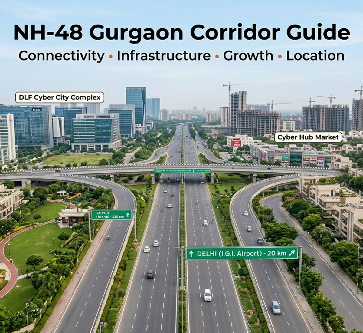 Office Space on NH-48 Gurgaon: Complete Corridor Guide (Delhi to Manesar)