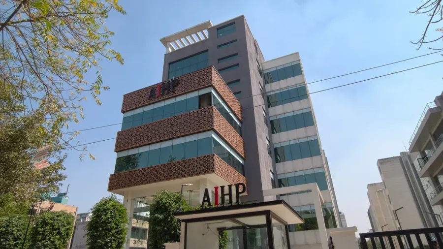 Modern Atrium Design at AIHP Atrium — AIHP office space