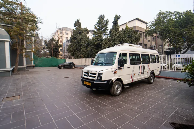 Metro Shuttle Service at AIHP Atrium — AIHP office space