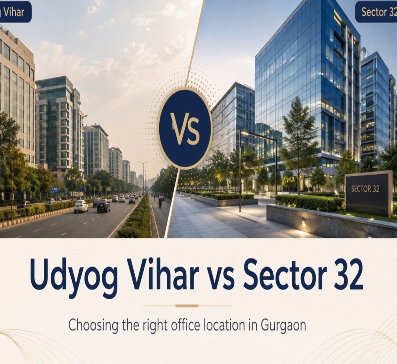 Udyog Vihar vs Sector 32 Gurgaon