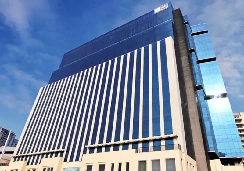 Emaar The Palm Spring Plaza on Golf Course Road, Gurgaon — premium glass tower