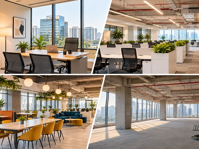 Serviced Office vs Managed Office vs Coworking vs Conventional Lease