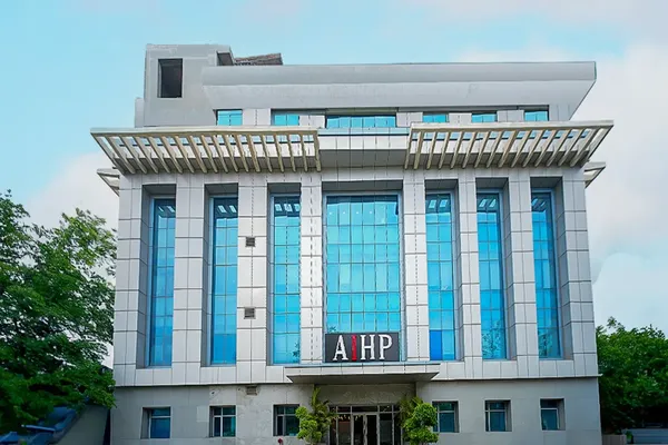 AIHP Tower — flagship managed private office building in Udyog Vihar, Gurgaon