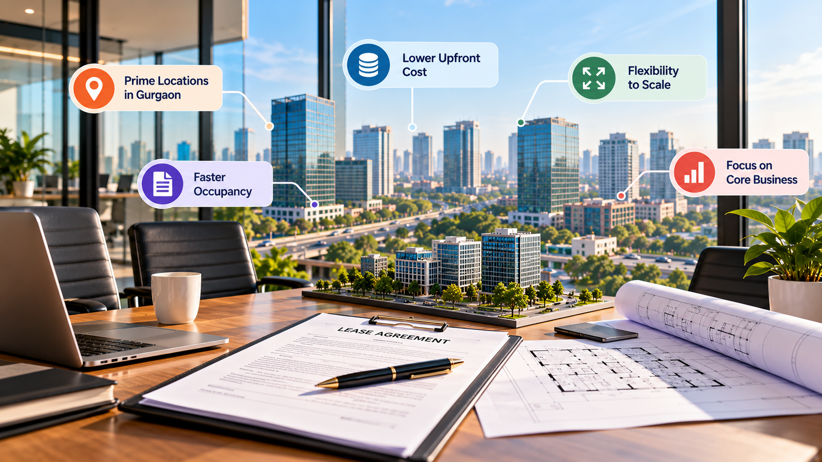 Commercial Property Lease Gurgaon – A Complete Guide to Leasing in the Millennium City