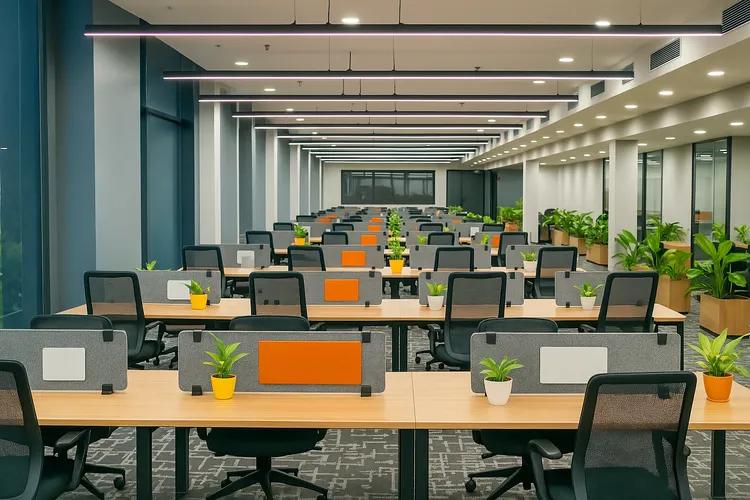 AIHP Skyline open-plan workspace, Sector 32 Gurgaon