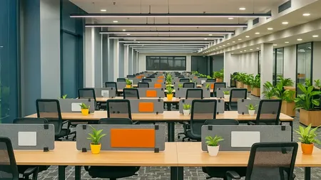 AIHP Skyline open-plan workspace, Sector 32 Gurgaon