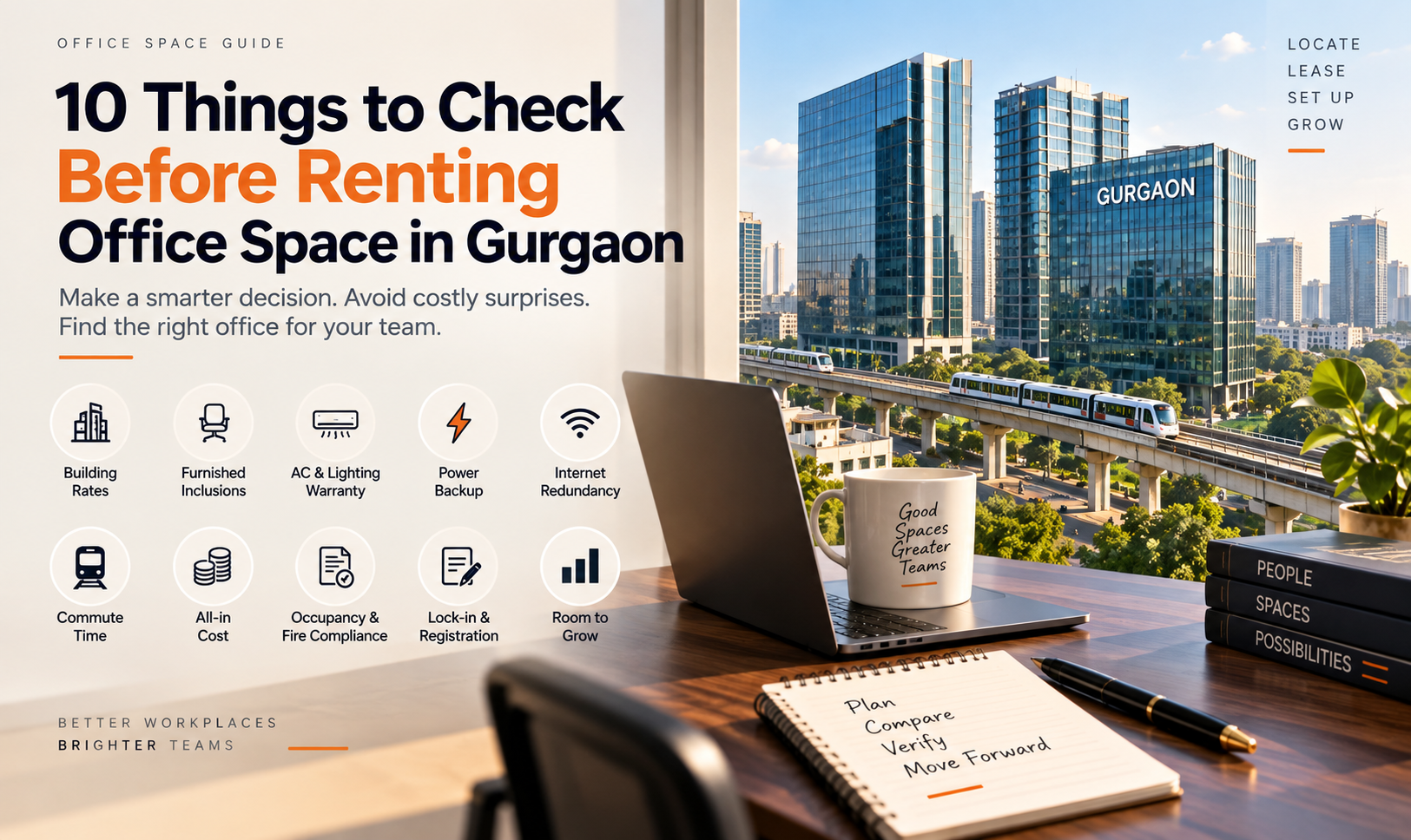 10 Things to Check Before Renting Office Space in Gurgaon
