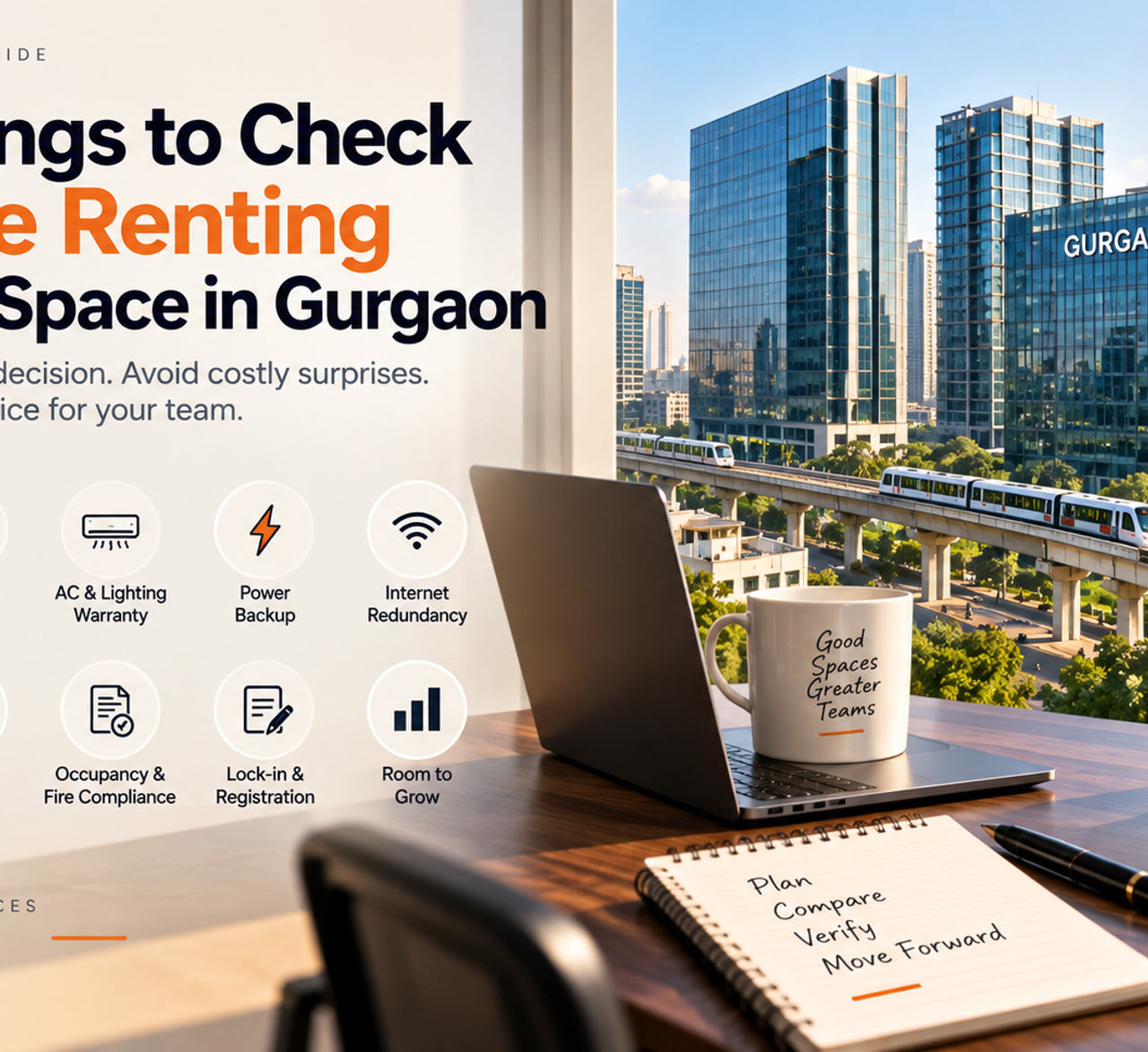 10 Things to Check Before Renting Office Space in Gurgaon