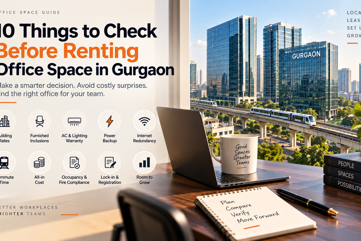 10 Things to Check Before Renting Office Space in Gurgaon