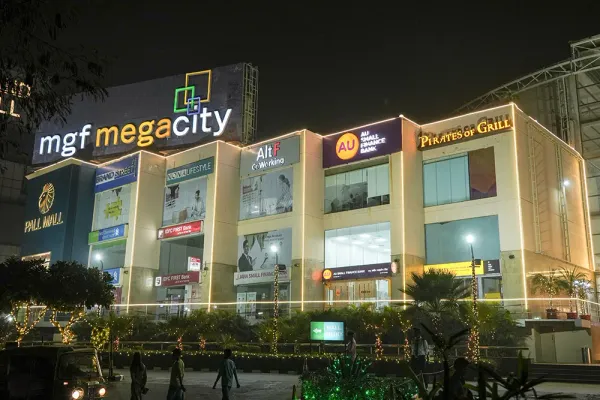 MGF Megacity on MG Road, Gurgaon — AIHP-managed office floors walking distance from Sikanderpur metro station