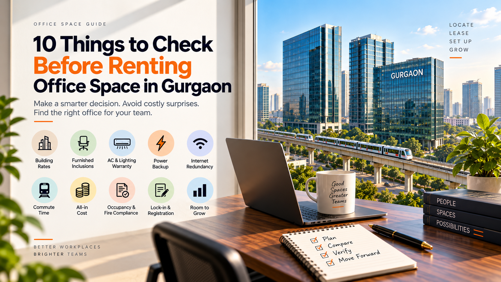 10 Things to Check Before Renting Office Space in Gurgaon