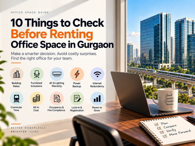 10 Things to Check Before Renting Office Space in Gurgaon