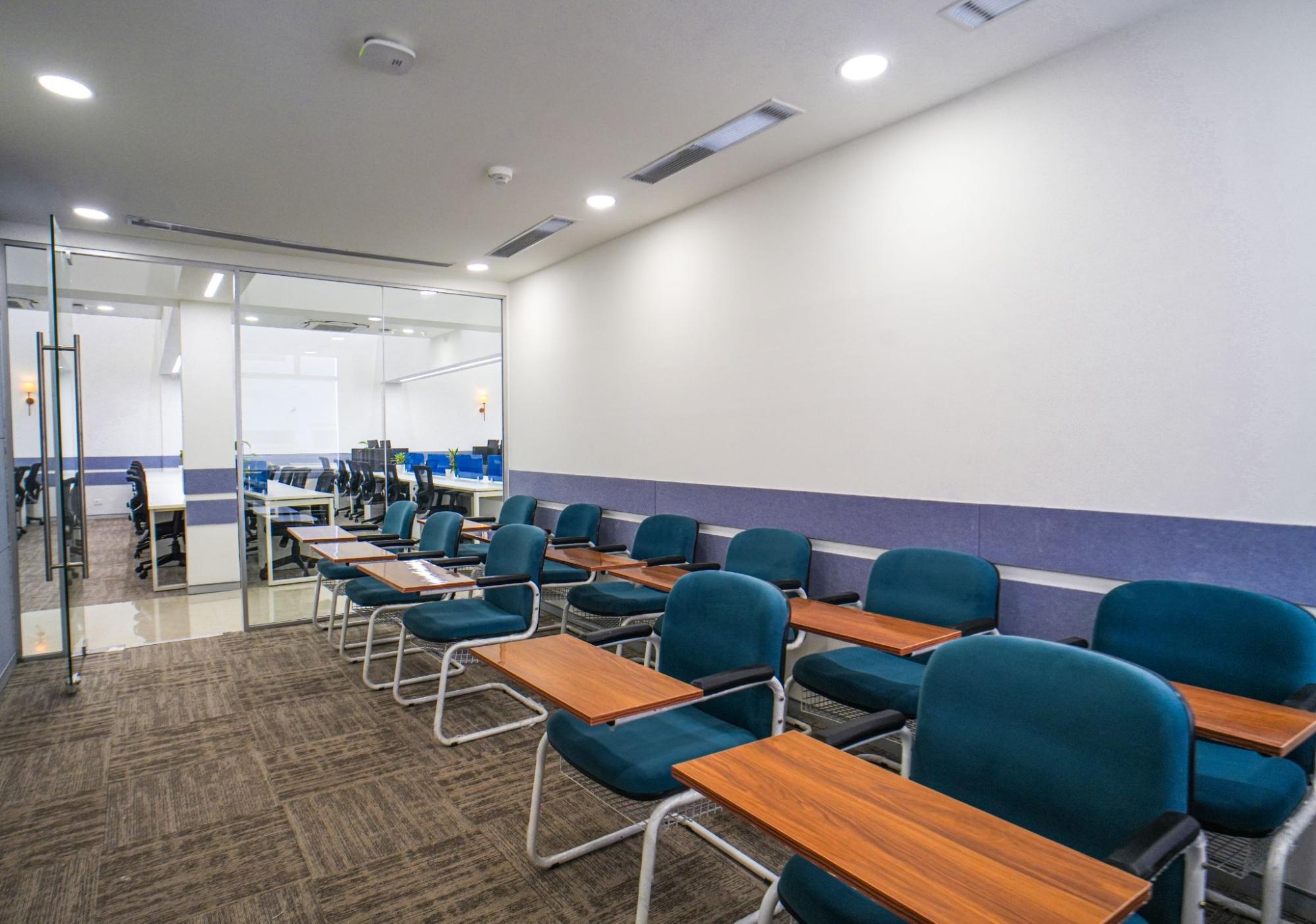 Training hall with rows of seating at AIHP 507-508, Udyog Vihar Phase III
