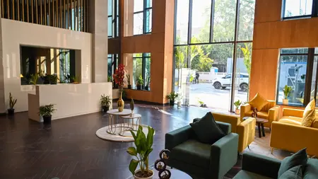 AIHP Skyline reception and lobby, Sector 32 Gurgaon