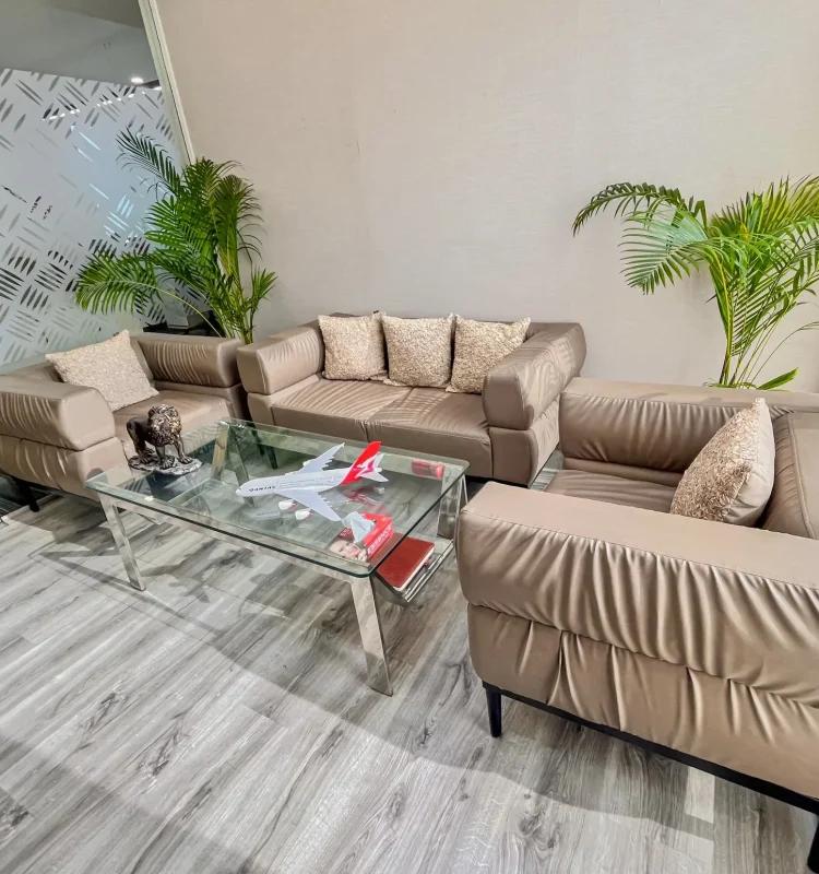 Office floor interior at AIHP Tower, Udyog Vihar Gurgaon