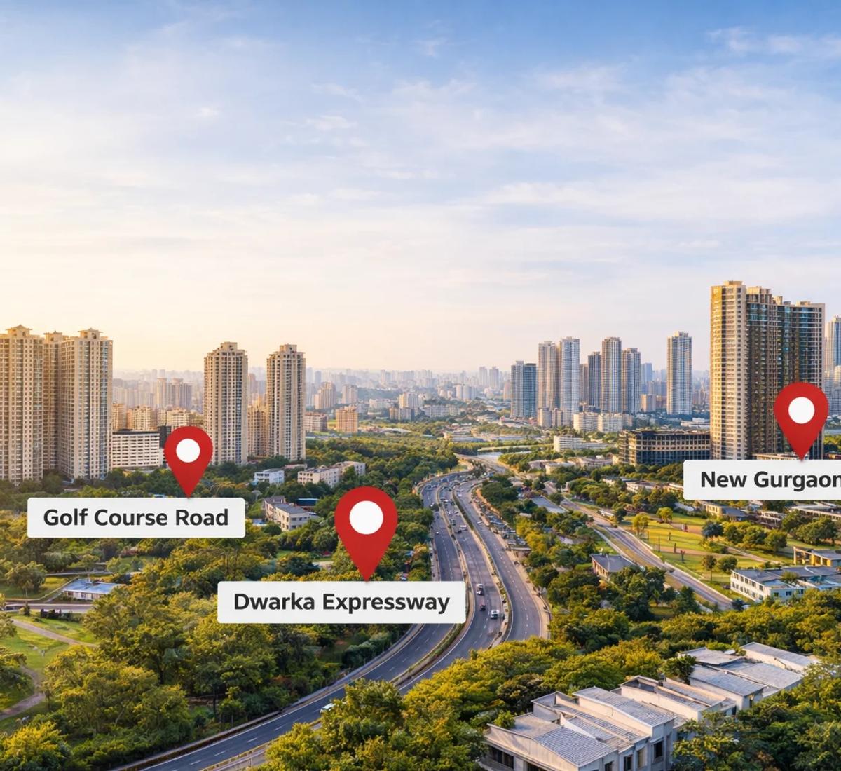 Gurgaon office rent comparison 2026