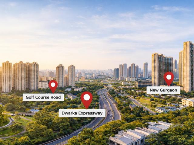 Gurgaon office rent comparison 2026