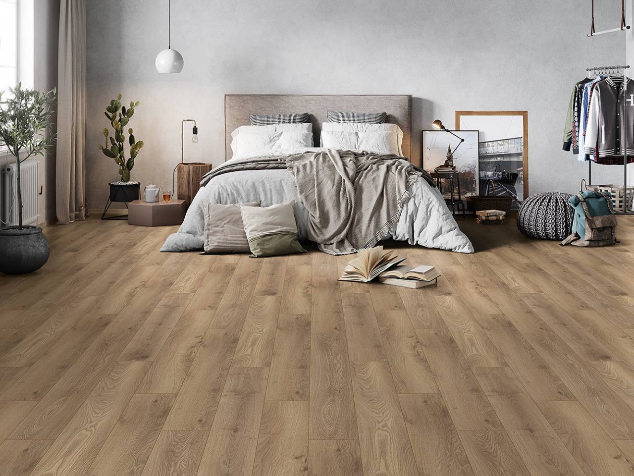 LAMINAT K285 HRAST HAYBRIDGE 12/33 4V AE P+ - Thumbnail 2